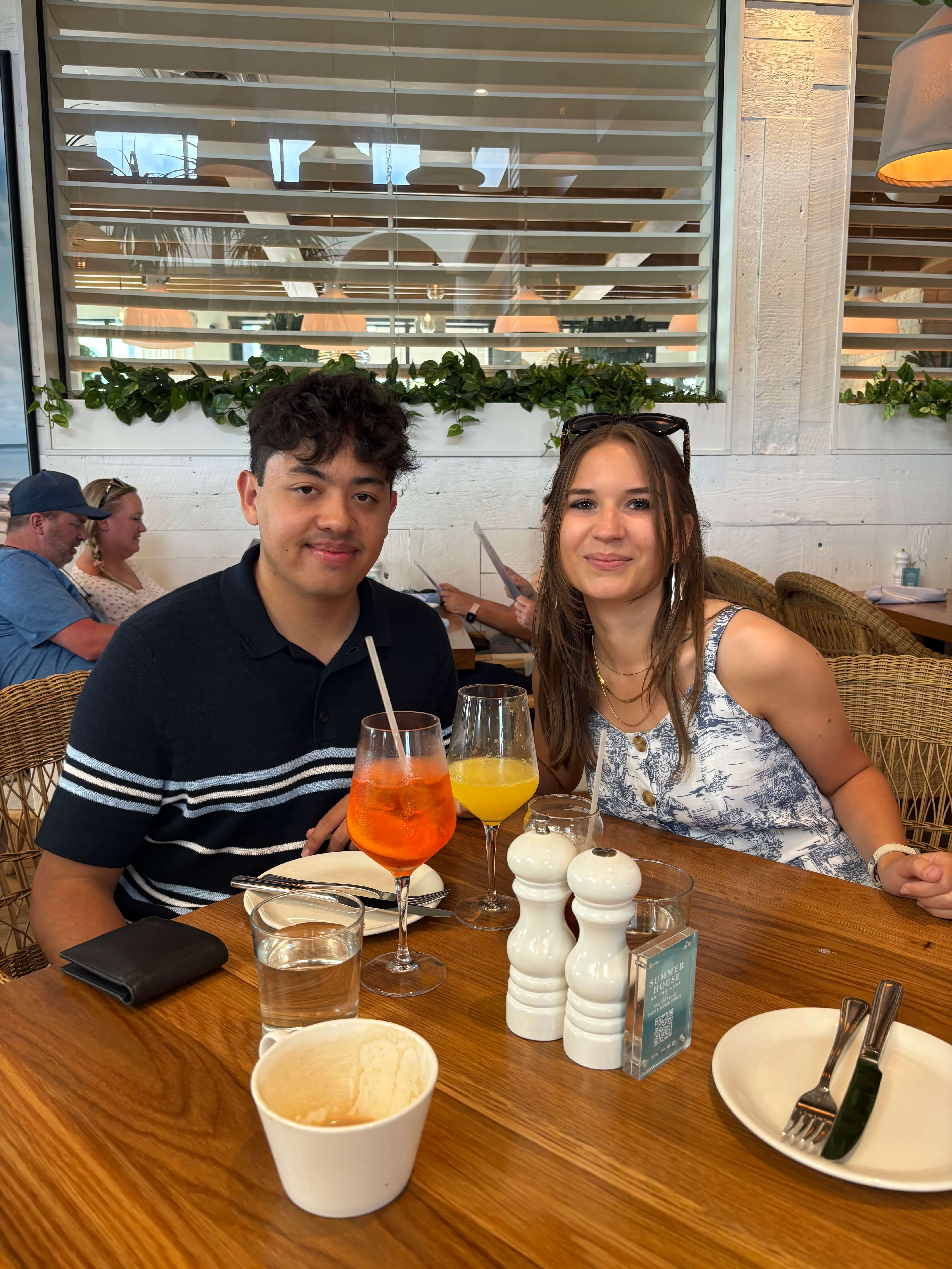 The couple on a date